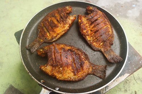 Special Kadamakkudy Pearl Spot Fry (Fresh Fish Fried) - 1 Kg 